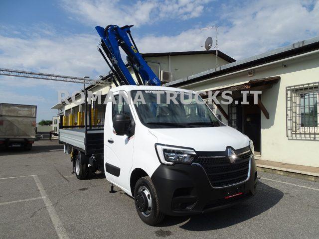 RENAULT Master 145CV CASSONE FISSO E GRU+ RADIOCOMANDO ORDINABILE