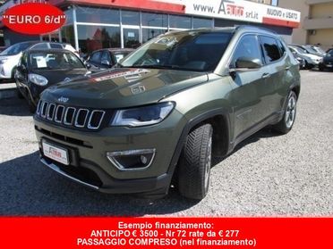 JEEP Compass 1.6 MJT II 2WD Limited -EURO 6/d-UnicoProprietario