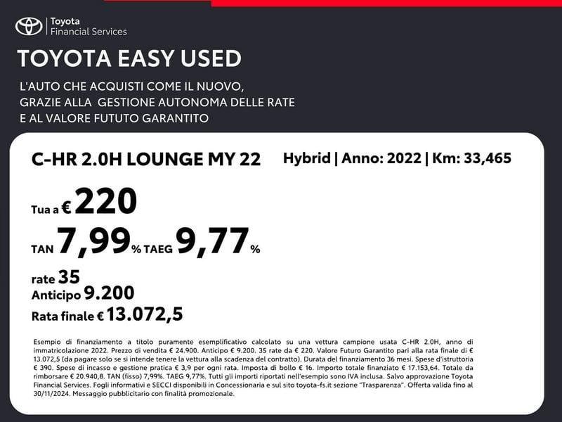 Toyota C-HR 2.0 Hybrid E-CVT Trend