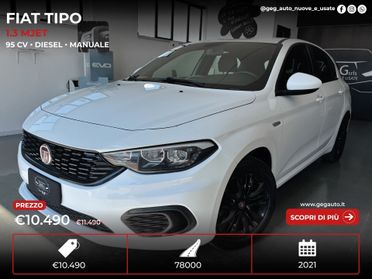 Fiat Tipo 1.3 Mjt 95Cv 5 porte Street - 2021