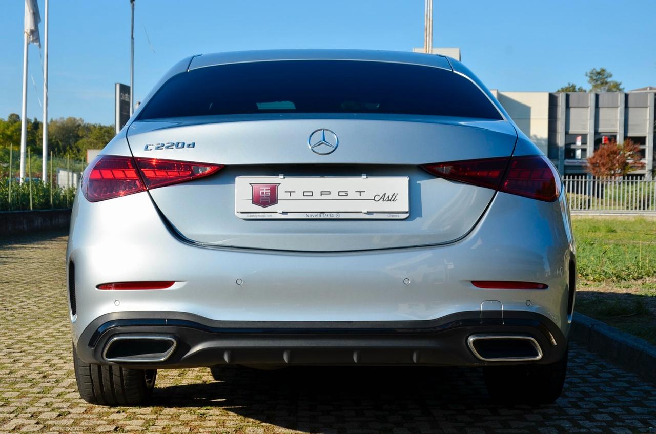 MERCEDES-BENZ C220d MHEV MILD HYBRID PREMIUM AMG LINE 197cv AUTO, UFF ITALIANA, SERVICE MERCEDES, HI-FI PREMIUM, FARI HIGH BEAM, RETROCAMERA, PERMUTE