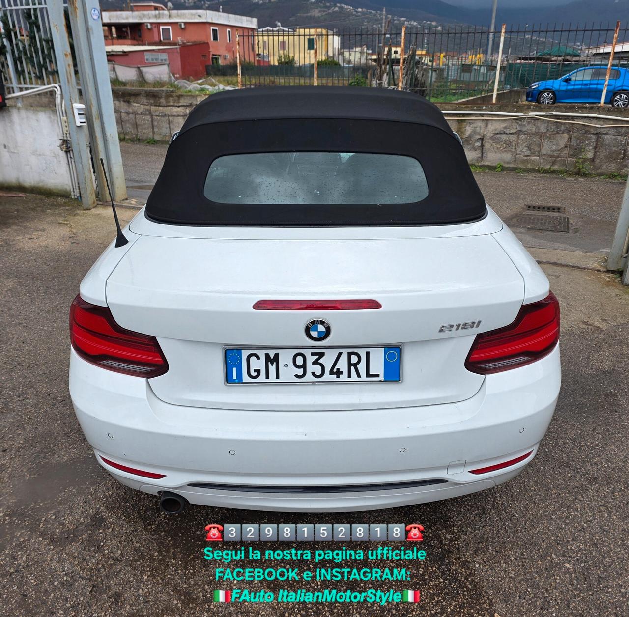 Bmw 218 218i Cabrio Msport