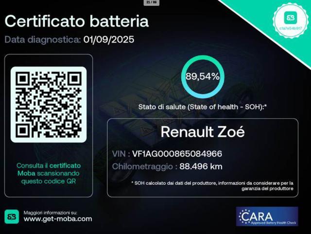 RENAULT ZOE Life R110
