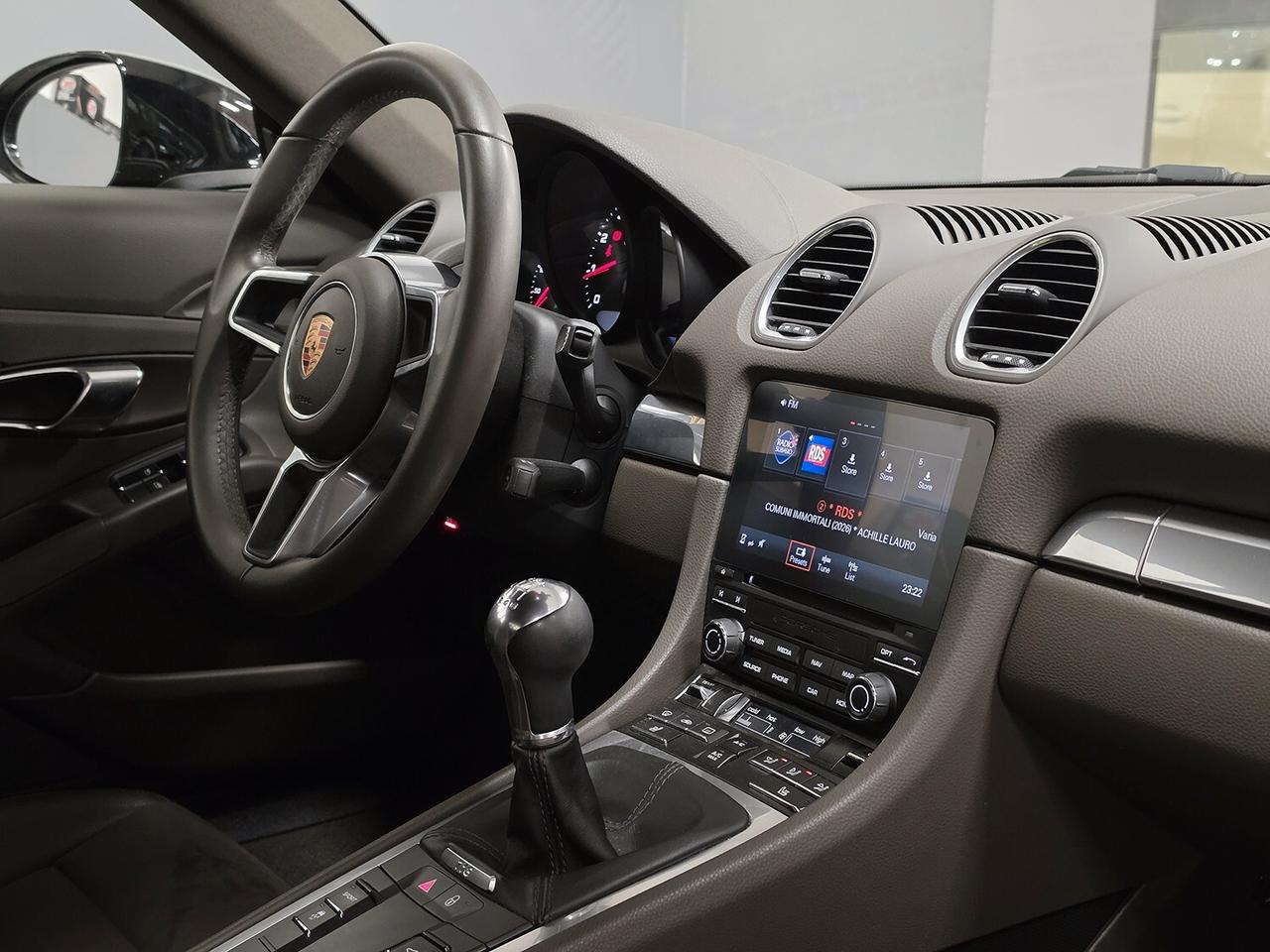 Porsche Cayman 718 (982) 2.0 300cv MANUALE _ SEDILI RISCALDATI GARANZIA 12 MESI _ INTERNI ATELIER