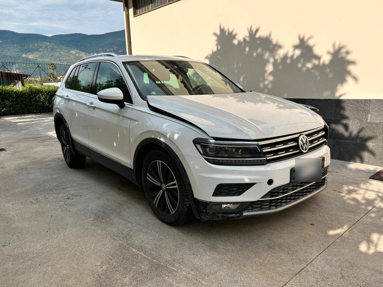 VW Tiguan 2.0 TDI 150CV DSG - 2017 Incidentata