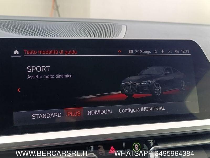 BMW Serie 4 Coupé 430d 48V xDrive Coupé Msport*PROIETTORI LASER*TELECAMERA*PDC*