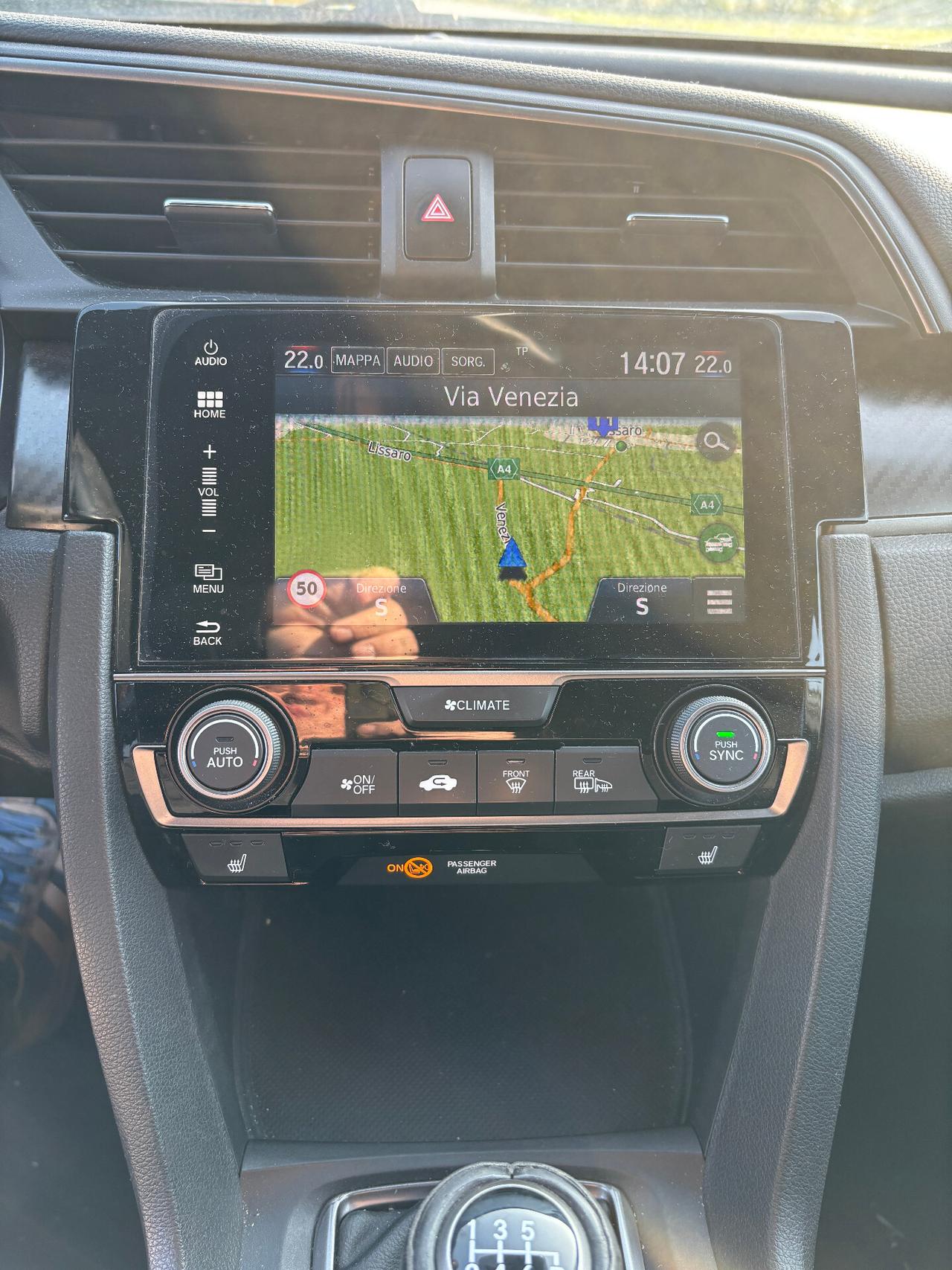 Honda Civic 1.5T 4 porte Elegance Navi CVT