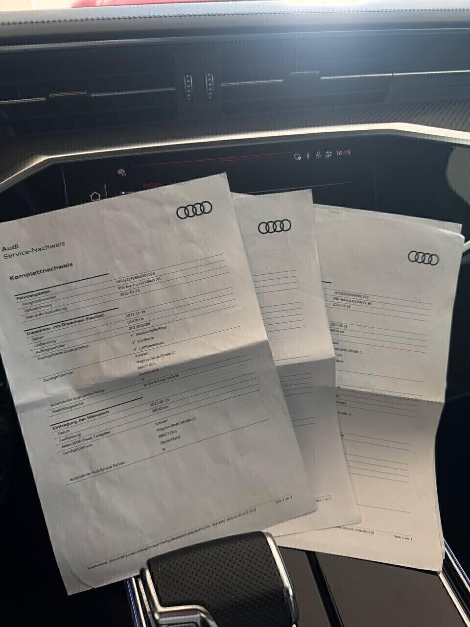 Audi RS6 RS 6 Avant 4.0 TFSI V8 quattro Ruote posteriori sterzanti