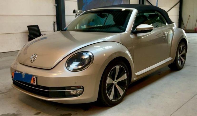 Volkswagen Maggiolino 1.4 tsi DSG cabrio 160cv fullled navy pelle traforata