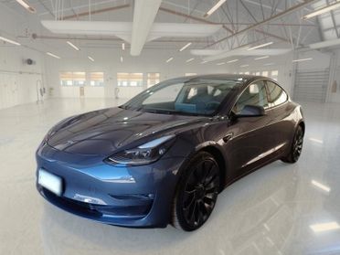 TESLA MODEL 3 75 KWH PERFORMANCE DUAL MOTOR 4WD 4 PORTE BERLINA