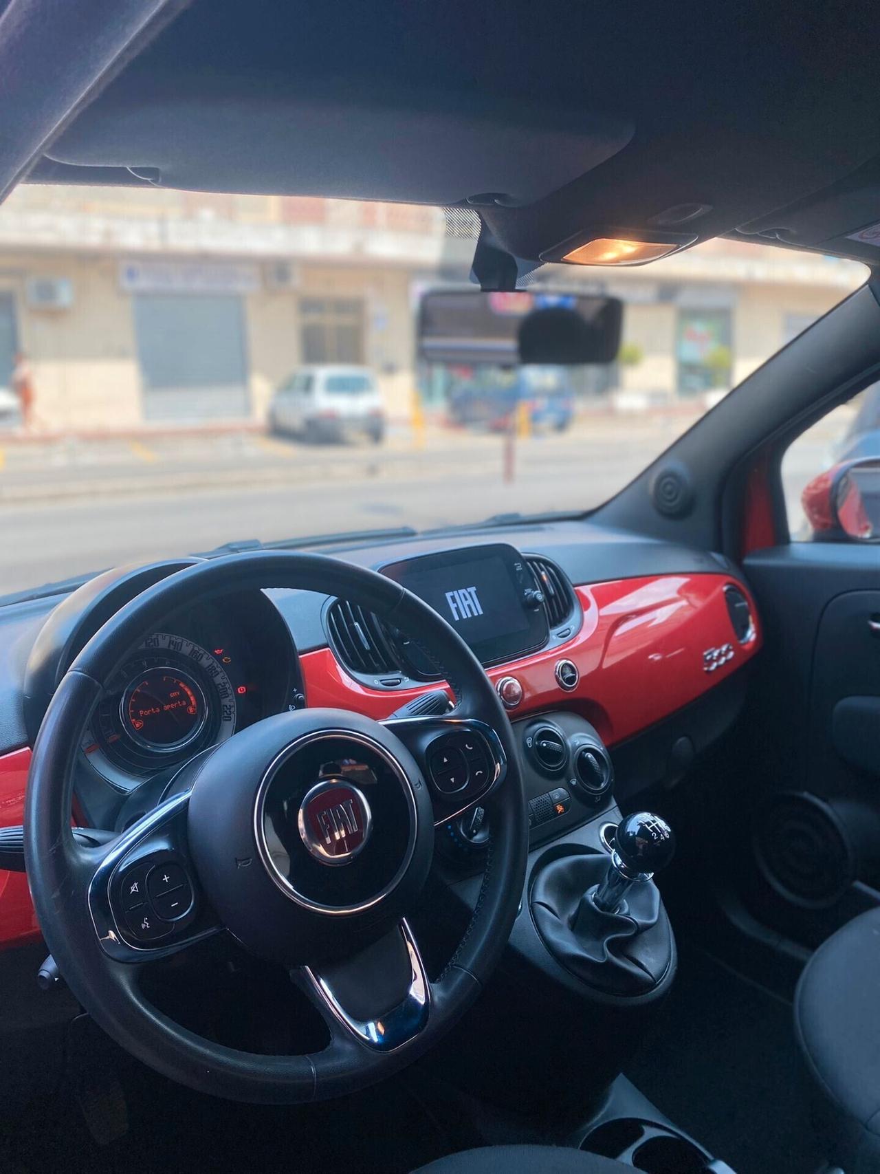 Fiat 500 1.0 Hybrid Red