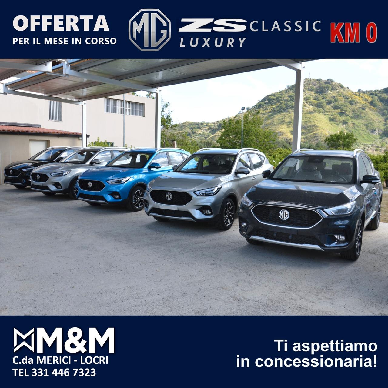 Mg ZS Classic Luxury KM0 VARI COLORI