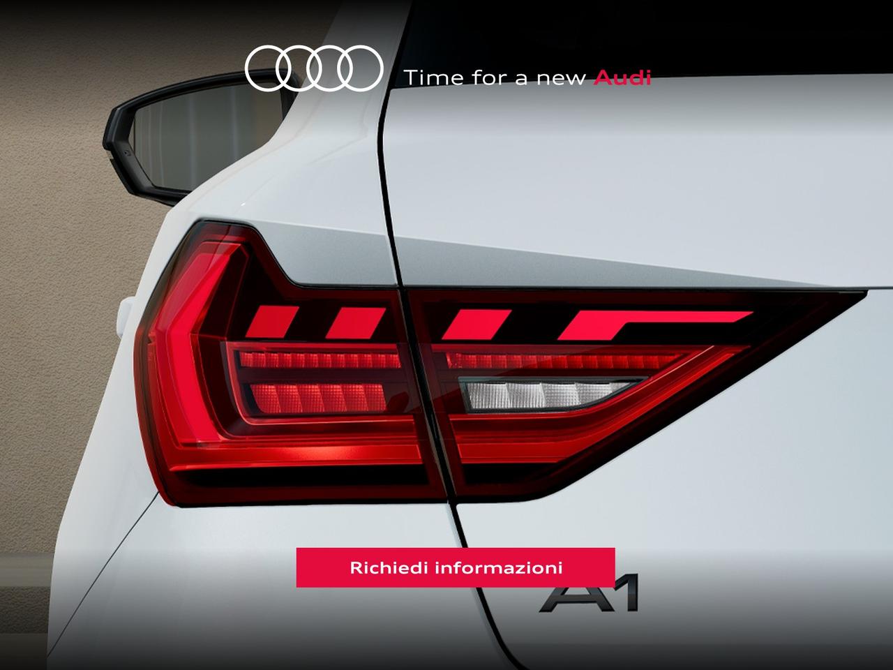 Audi A1 sportback 30 1.0 tfsi identity black 116cv s-tronic