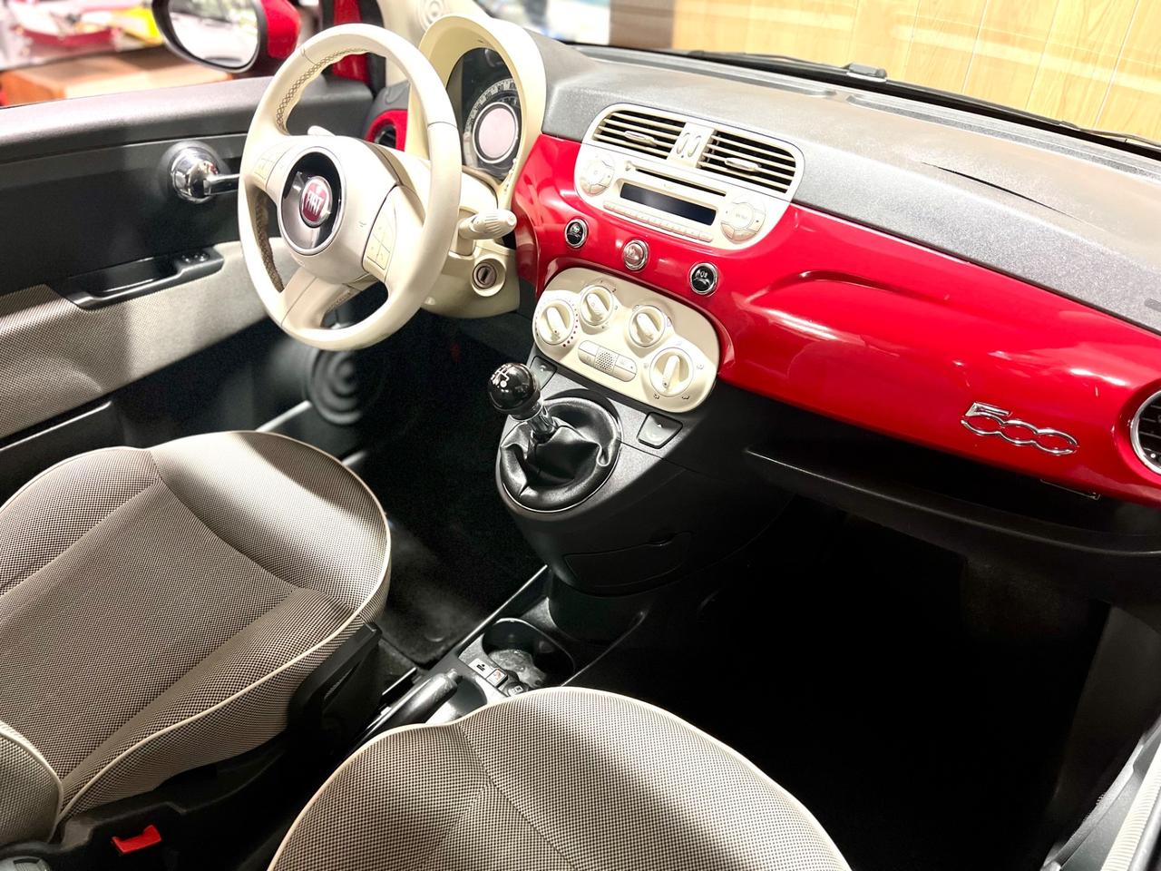 Fiat 500 lounge 1.2 benzina €5 OK NEOPATENTATI