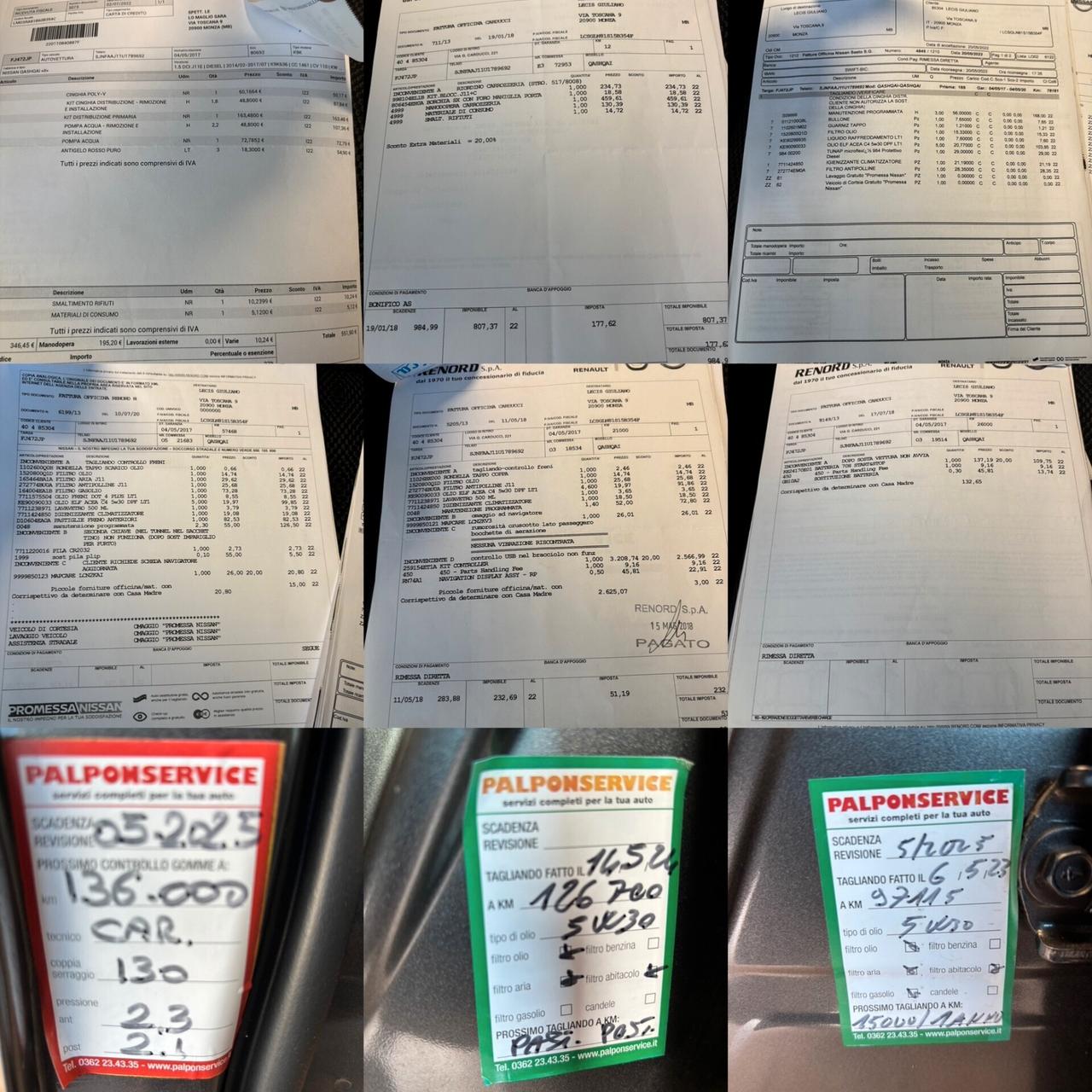 Nissan Qashqai 1.5 dci Tekna *NEOPATENTAI*EURO6*CINGHIA FATTA