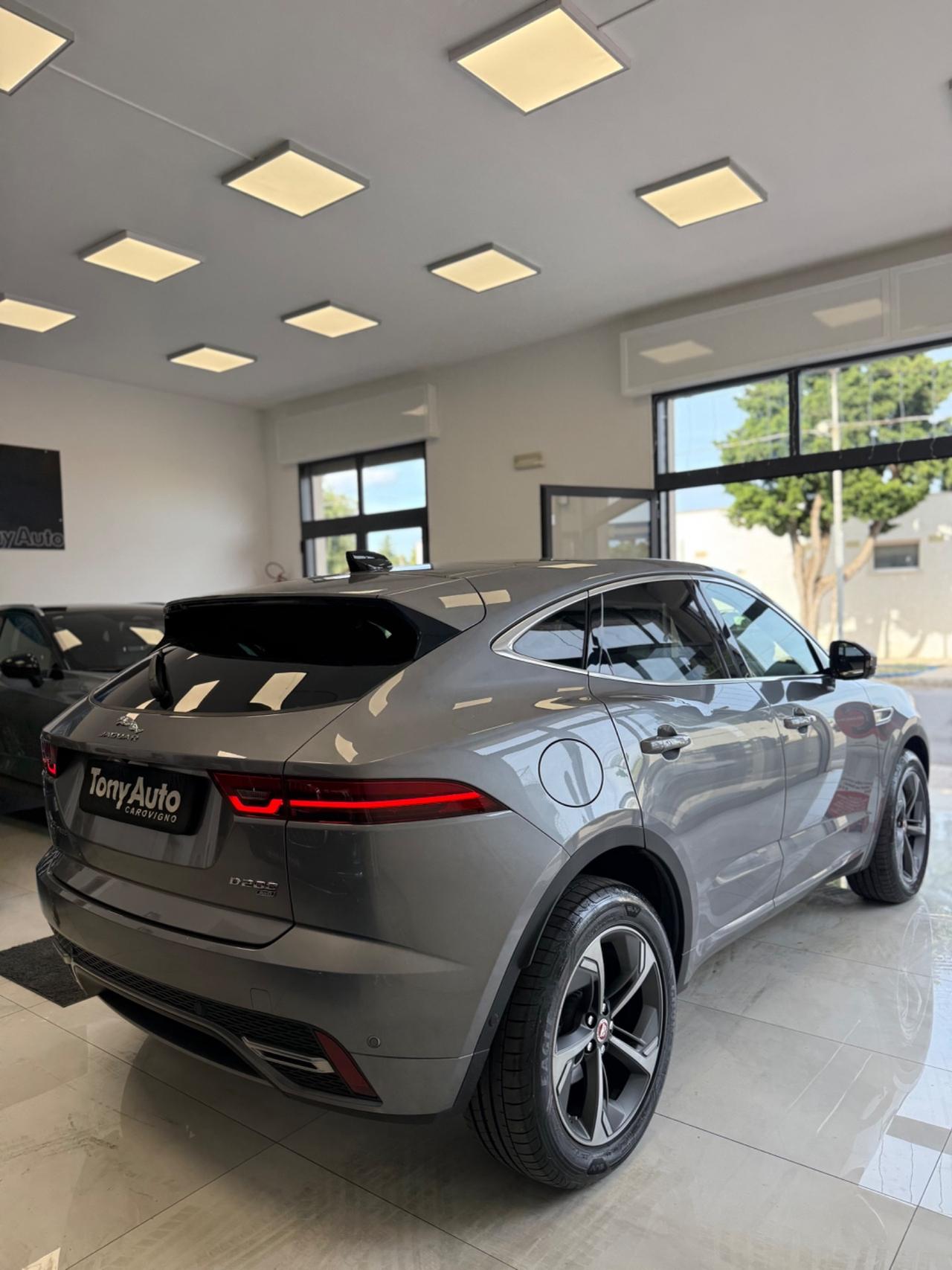 Jaguar E-Pace mhev R-Dynamic 204cv VIRTUAL COCKPIT.TELECAMERA 360*,NAVI,APPLE CARPLAY,INTERNI PELLE CARTIER