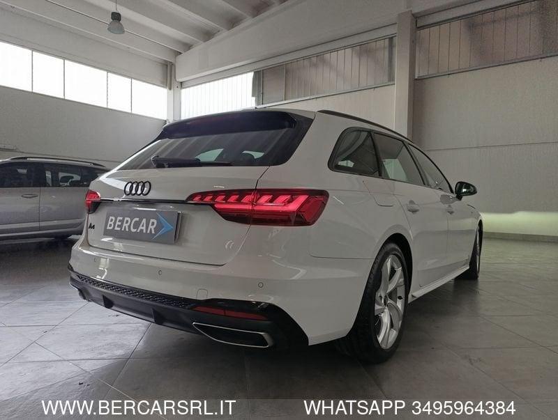 Audi A4 Avant 40 TDI S tronic S line edition*VIRTUAL COCKPIT*SEDILI SPORTIVI*PROIETTORI LED*LUCI AMBIENTE*TE