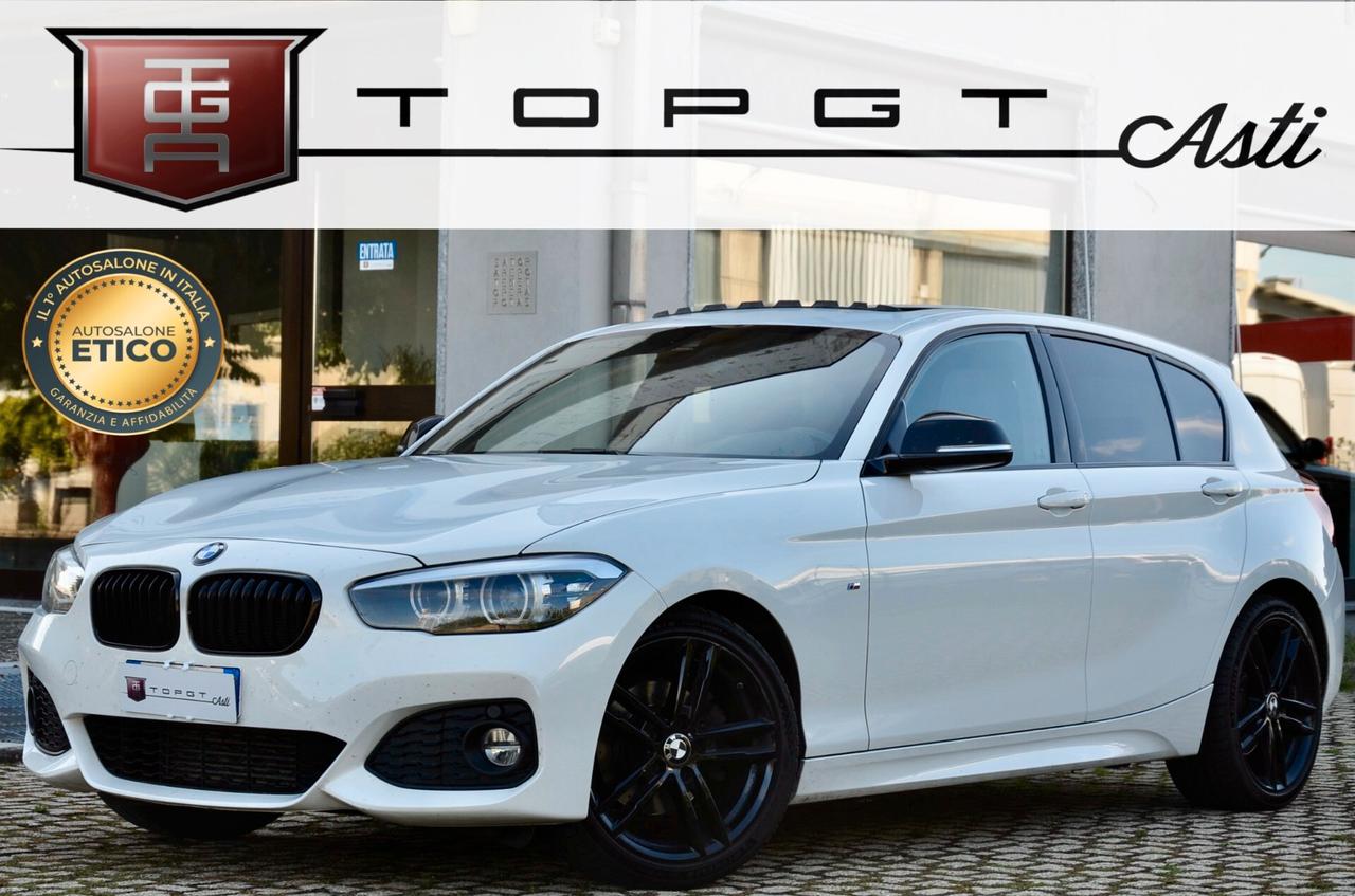 BMW 120d MSPORT 5p 190cv AUTO, TETTO, EURO 6B, SERVICE CON FATTURE, NAVI, PERMUTE