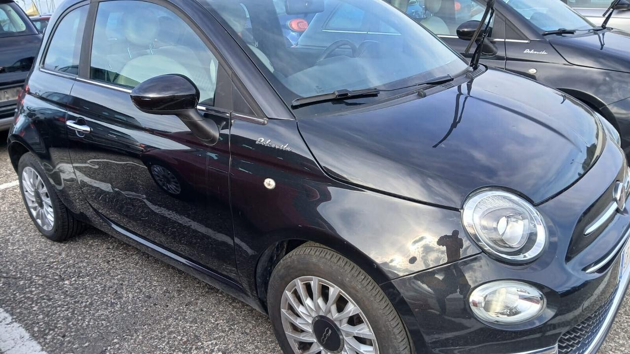 Fiat 500 1.0 Hybrid Dolcevita,Navi Pelle Tetto