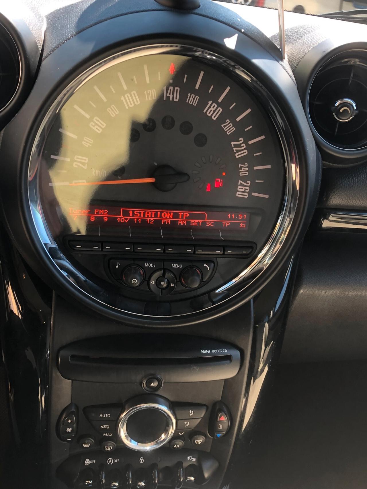 MINI COUNTRYMAN 1.6 DIESEL 110CV – 2016 FULL OPTIONAL – GARANTITA 12 MESI