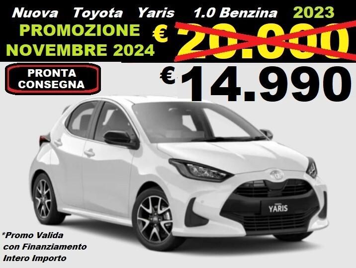 Toyota Yaris 1.0 "PREZZO N°1 IN ITALIA"