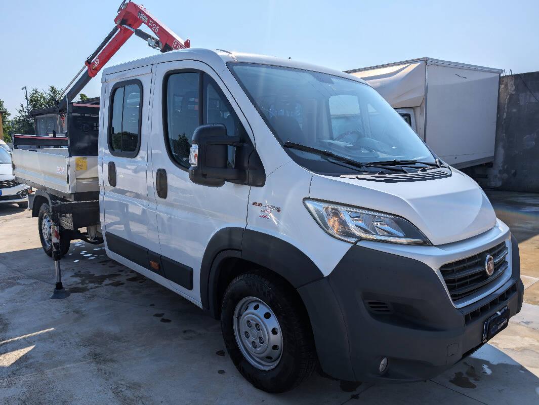 FIAT Ducato Maxi 35 LH1 2.3 mjt 130cv DOPPIA CABINA GRU FASSI
