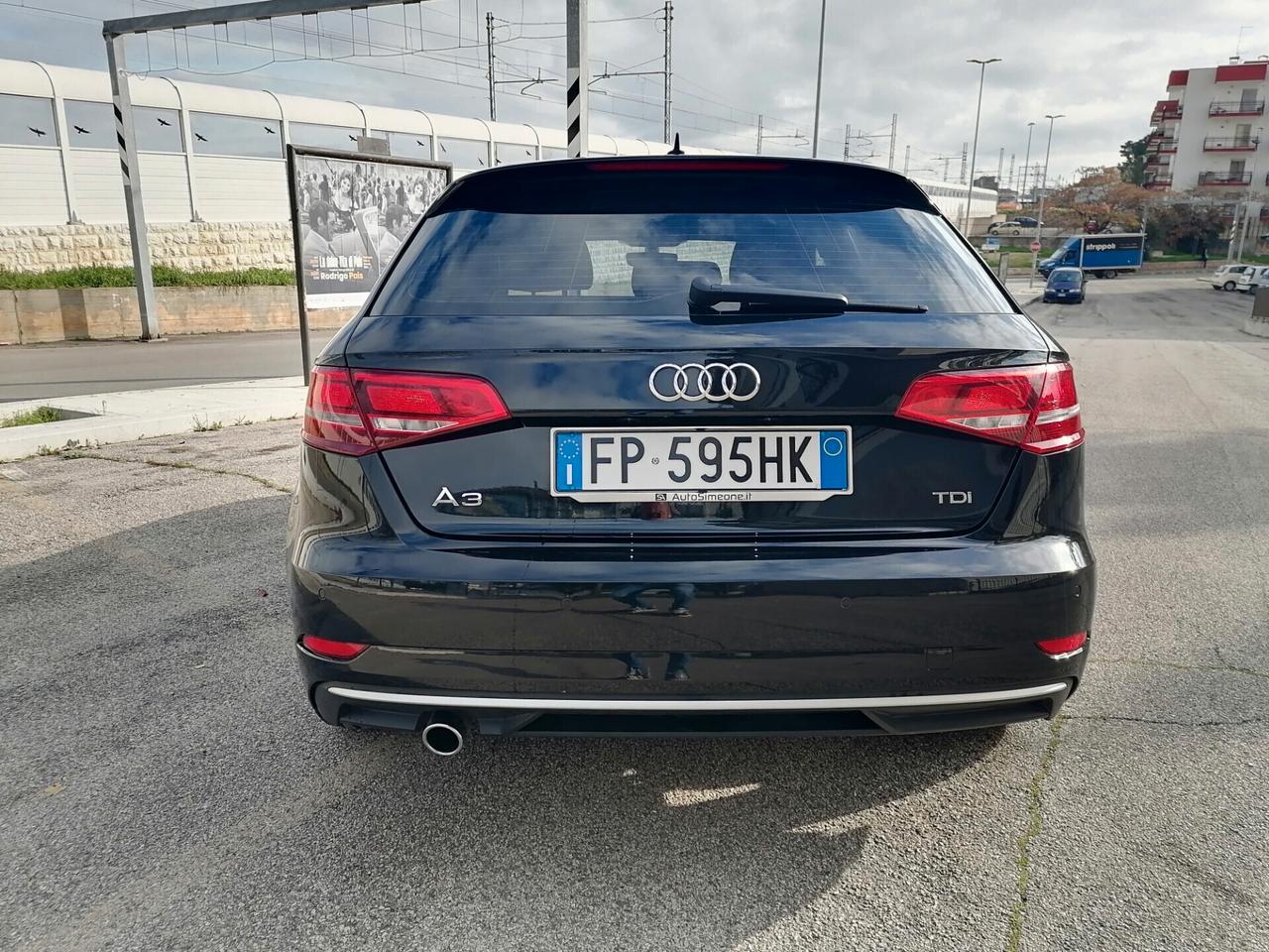 Audi A3 1.6 TDI 116 CV Sport 2018 PERFETTA