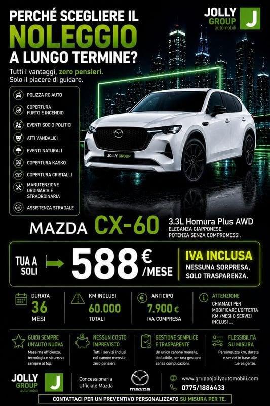 Mazda CX-60 3.3L e-SKYACTIV MHEV Homura Plus AWD Aut