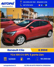 Renault Clio TCe 100 CV GPL 5 porte Zen
