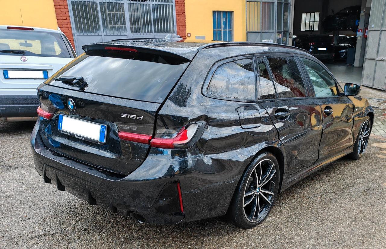 Bmw 318D Touring Msport Incidentata/Sinistrata