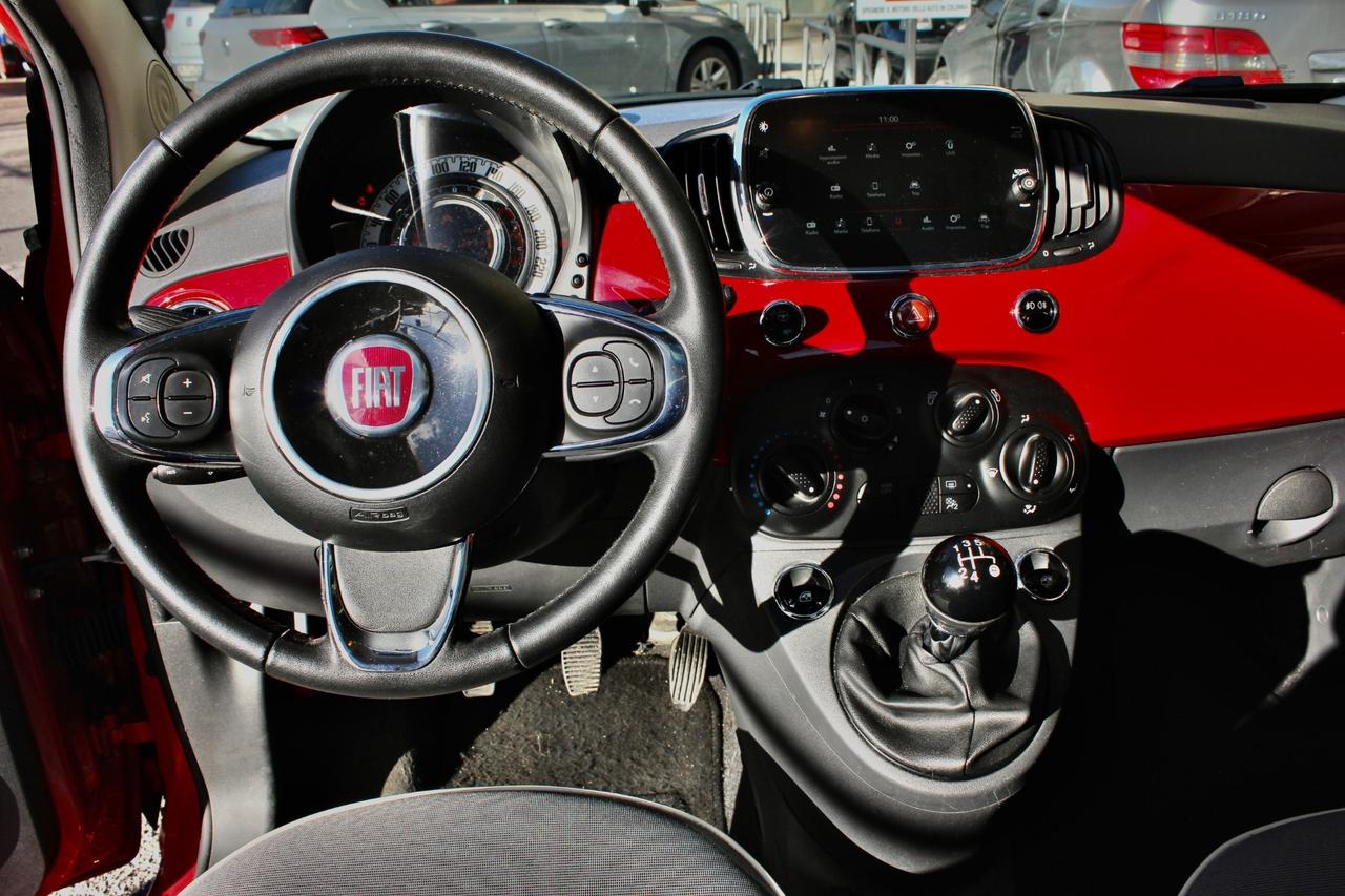 FIAT 500 1.2 LOUNGE TETTO PANORAMICO NEOPATENTATI