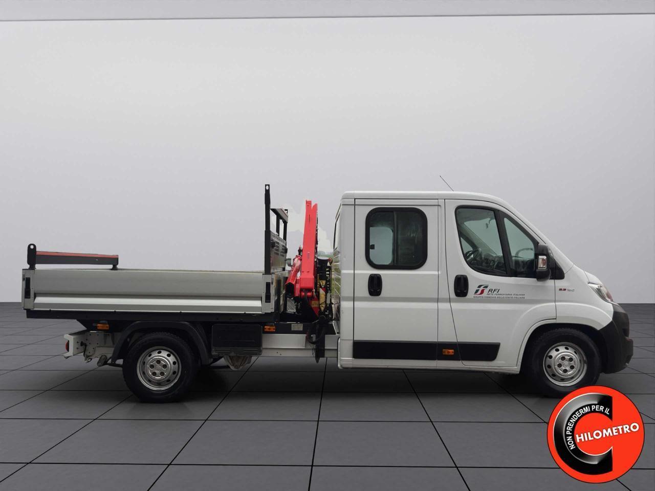 Fiat Ducato MAXI 2.3 MJT 130CV CASSONE GRU FASSI DOPPIA CABINA