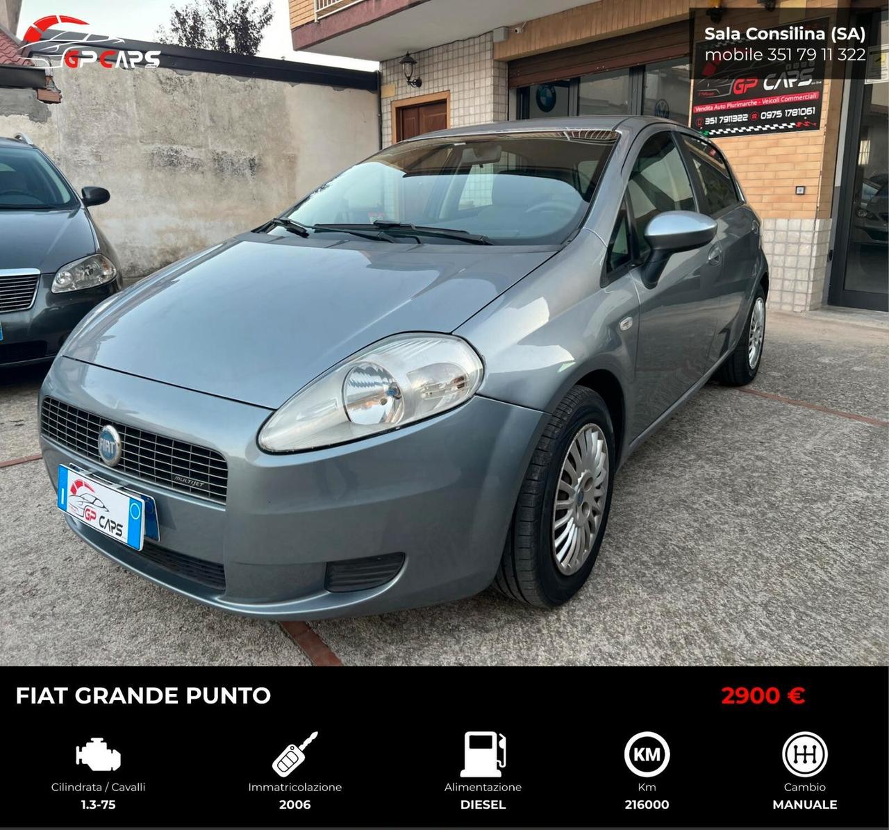 Fiat Grande Punto 1.3 MJT 75 CV 5 porte