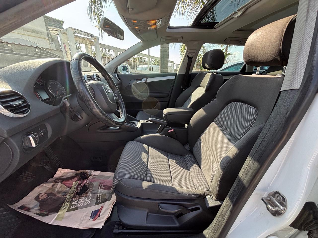 AUDI A3 SPB 1.6TDI 105CV TETTO APRIBILE FULL