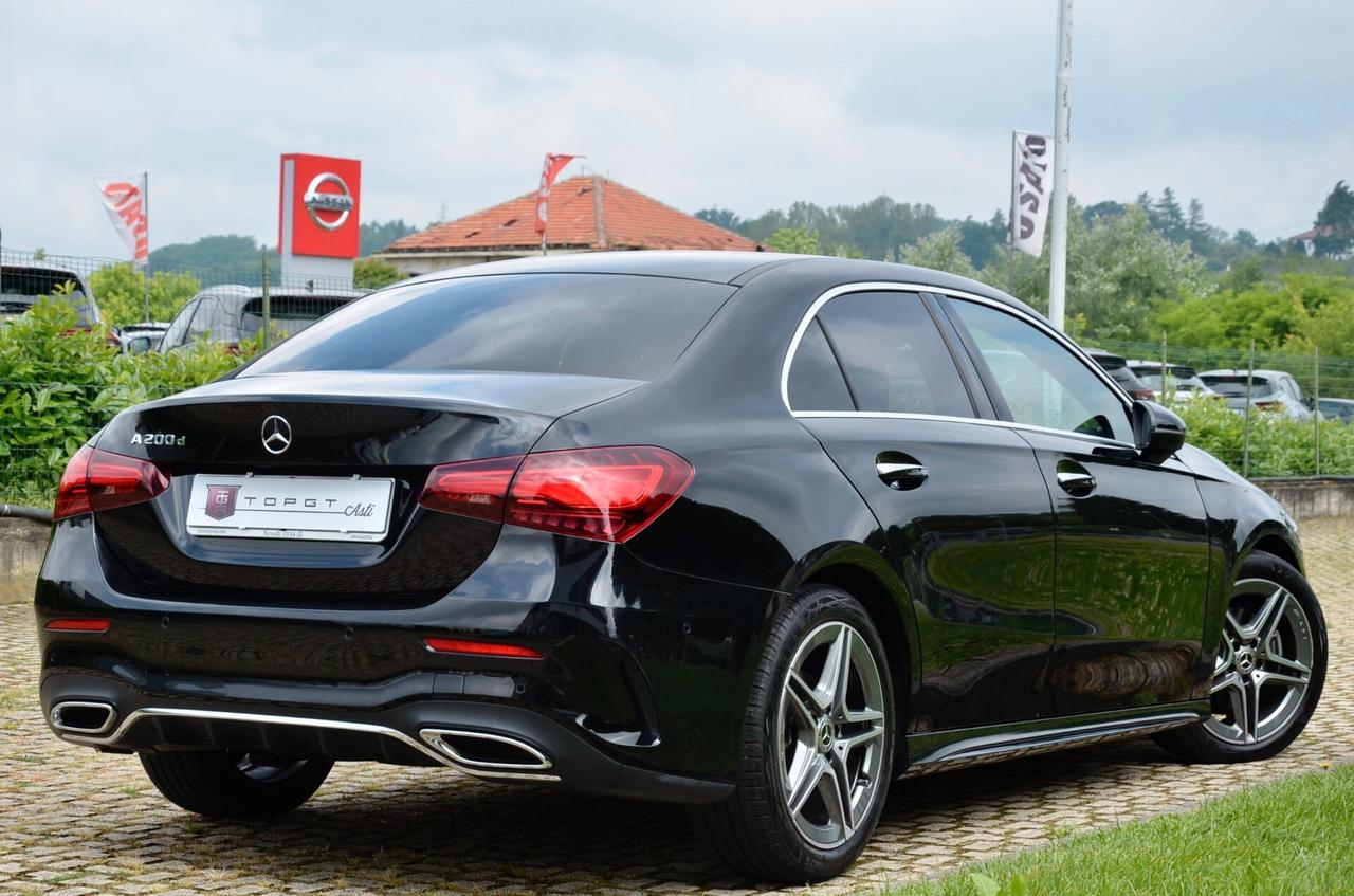 MERCEDES-BENZ A 200d SEDAN PREMIUM AMG 150cv AUTO, SERVICE UFF MERCEDES, UFF ITALIANA, UNICOPROP, EURO 6D, NAVI, RETROCAMERA, PERMUTE