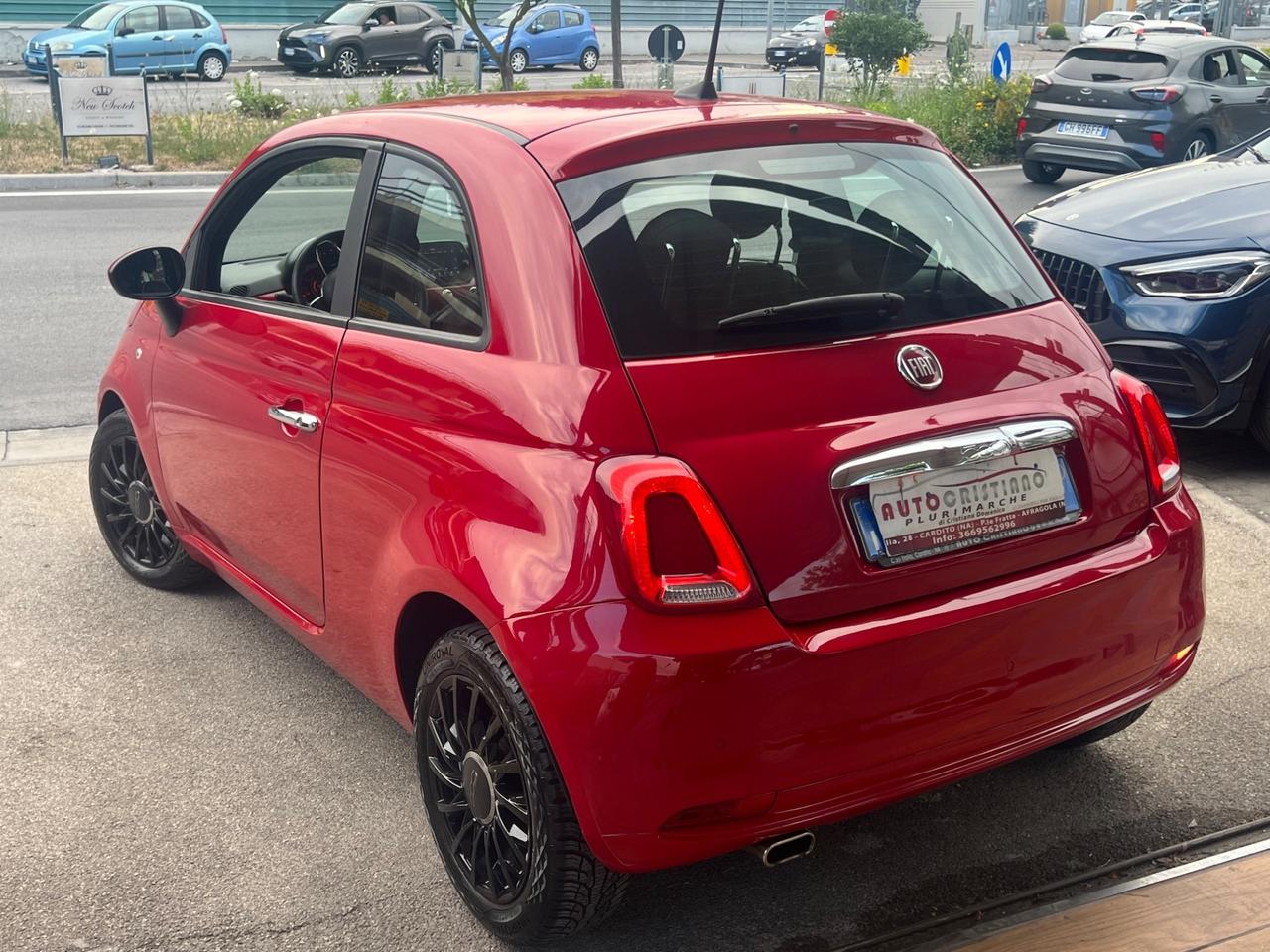 Fiat 500 1.0 Hybrid Red