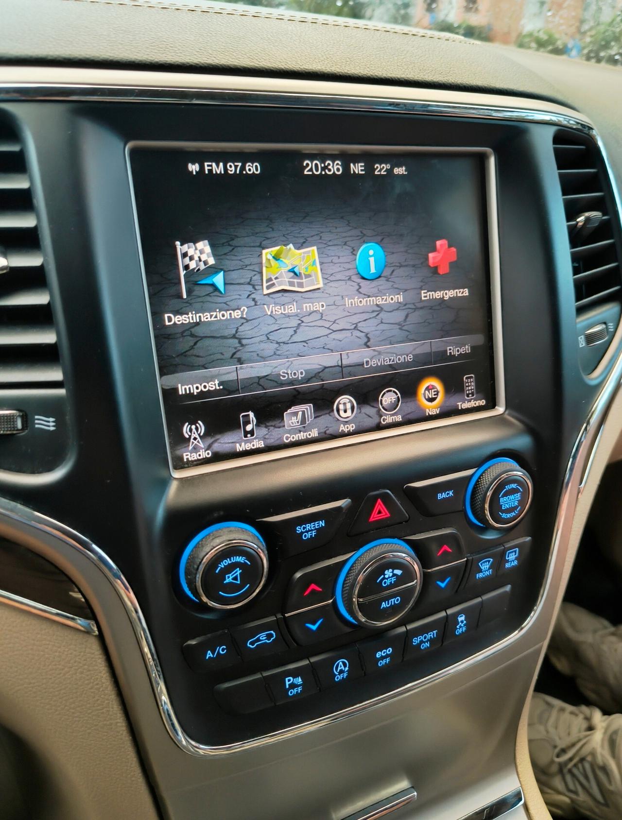 Jeep Grand Cherokee 3.0 V6 CRD 250 CV Multijet II Overland