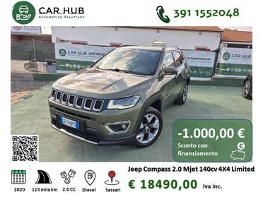 Jeep Compass 2.0 mjet 4X4 Limited 140cv