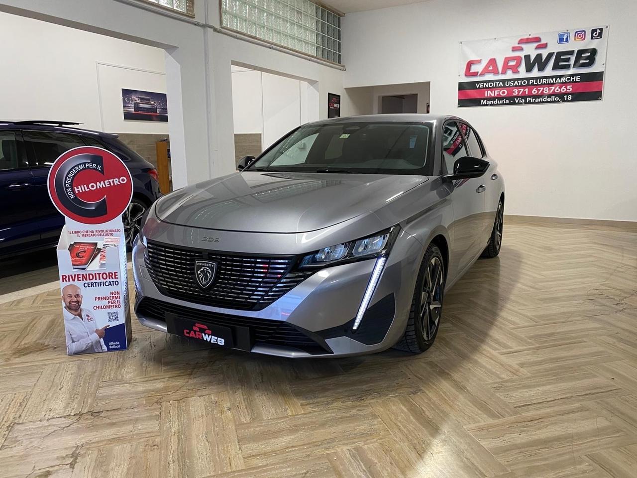 PEUGEOT NEW 308 ALLURE 1.5 130CV NAVY Led CAM 2023