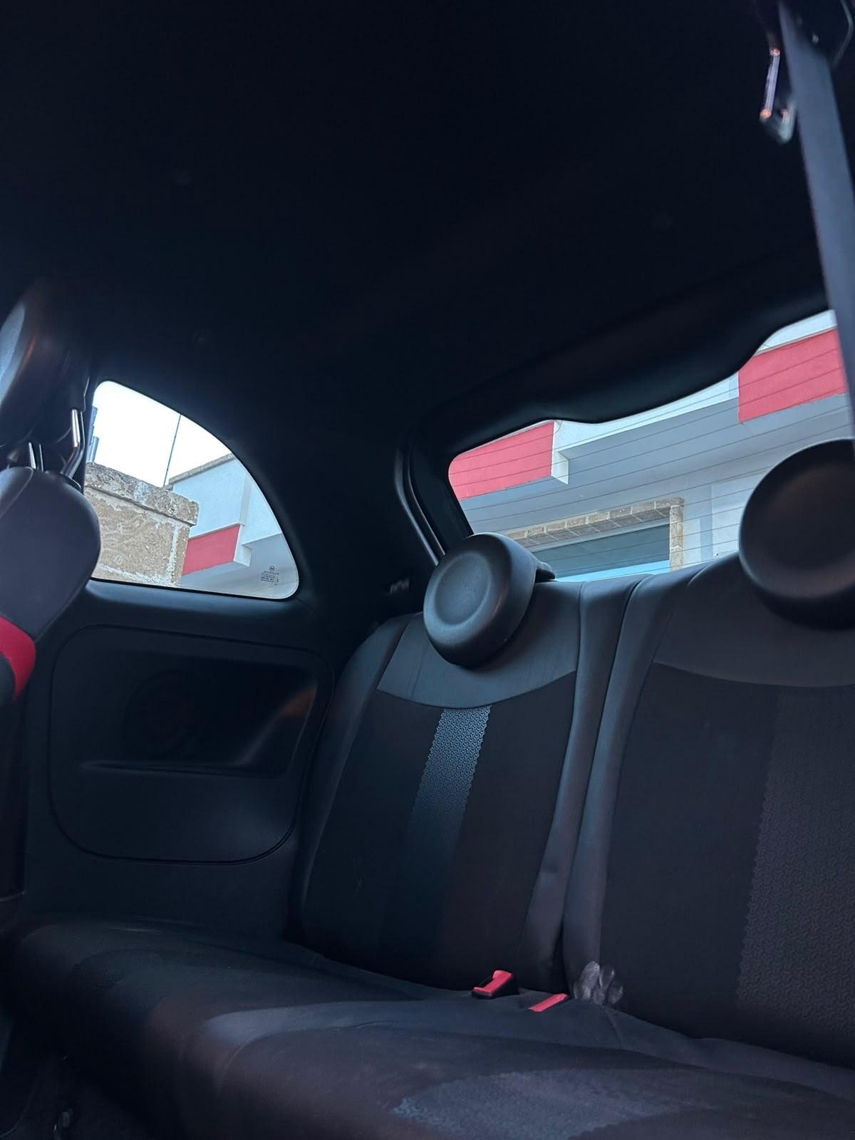 Fiat 500s 1.2 -2015 BLACK&RED