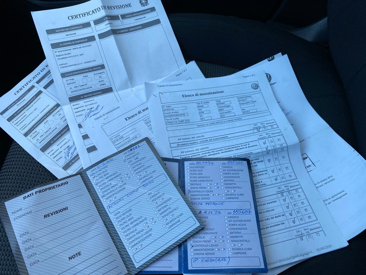 VOLKSWAGEN Passat SW 2.0 TDI CERTIF. GARANTITA