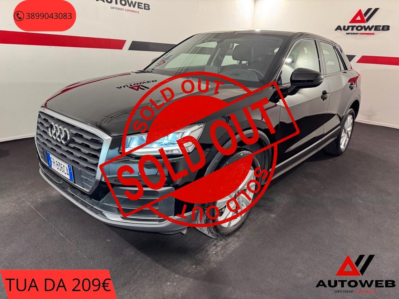 AUDI Q2 1.6 TDI S-TRONIC SEDILI RISCALDATI , SENSORI ANT & POST E NAVIGATORE
