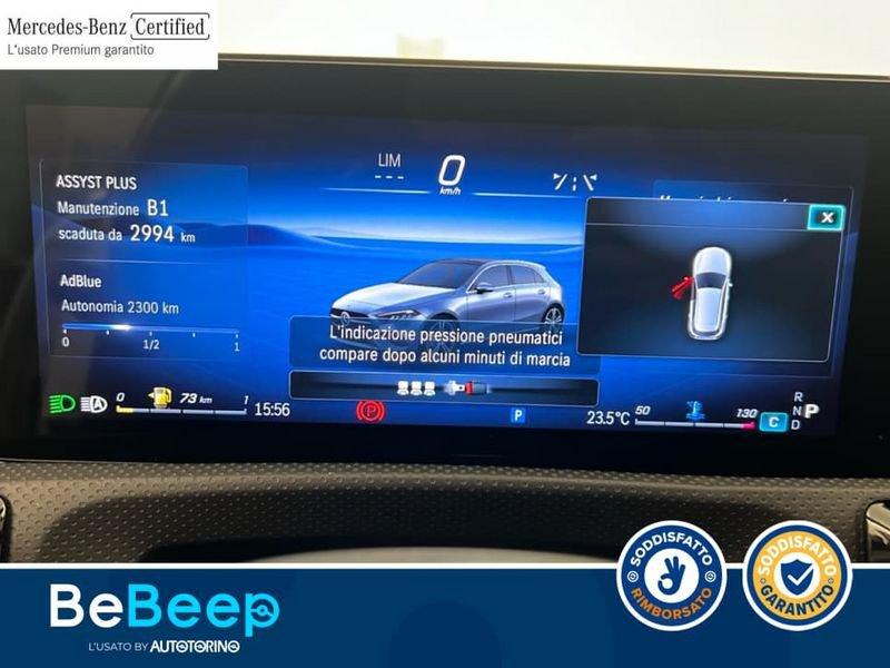 Mercedes-Benz Classe A A 180 D PROGRESSIVE ADVANCED PLUS AUTO