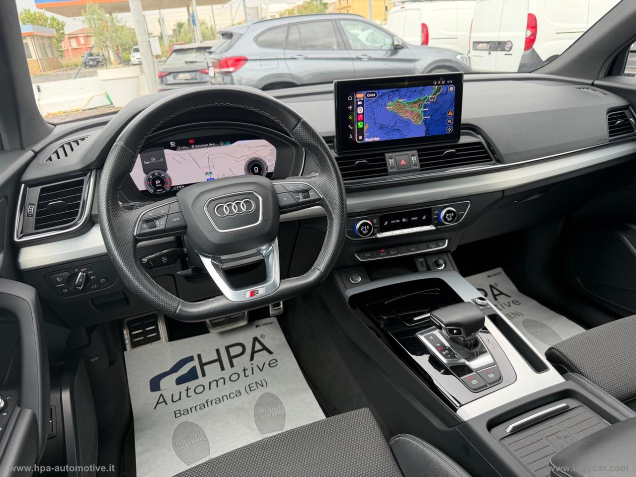 AUDI Q5 2.0TDI mild hybrid S-tronic S-line FULL LED PELLE NAVI BLACK EDITION CARPLAY