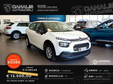 Citroen C3 PureTech 83 S&S Feel - 2023 - AZIENDALE