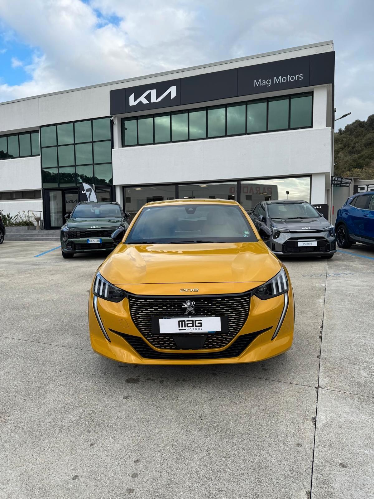 Peugeot 208 motore elettrico 136 CV 5 porte GT