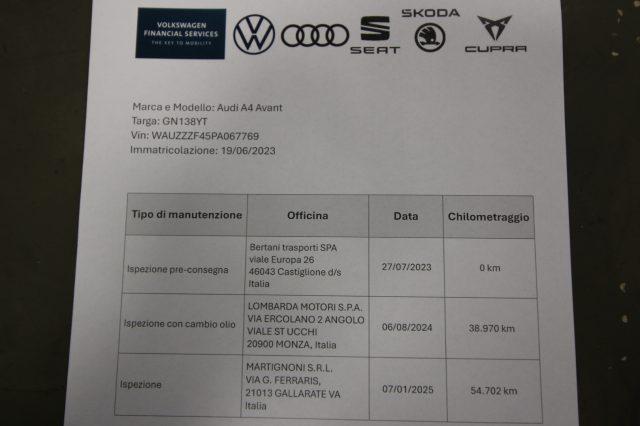 AUDI A4 Avant 35 TDI/163 CV S-tronic Advanced