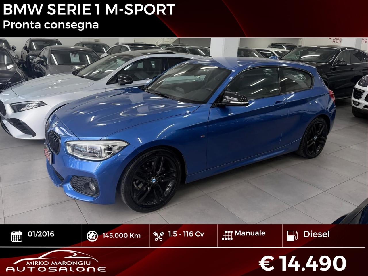 Bmw SERIE 1 116d 3p. Msport FINANZIABILE