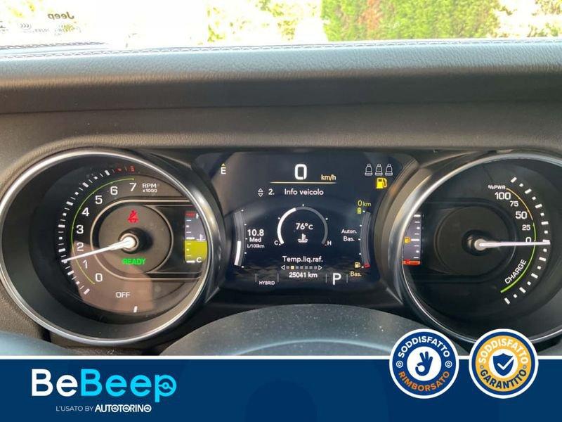 Jeep Wrangler UNLIMITED 2.0 ATX PHEV SAHARA 4XE AUTO
