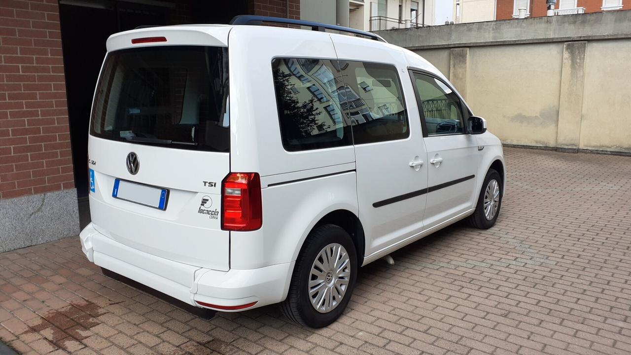 Caddy 1.2 TSI benzina trasporto disabili ribassato